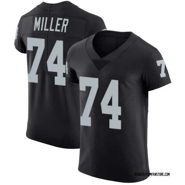 Men's Kolton Miller Las Vegas Raiders Elite Black Team Color Vapor Untouchable Jersey