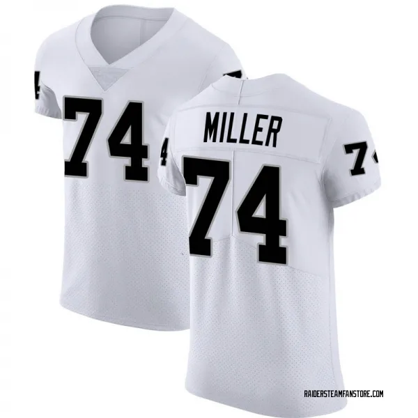 Men's Kolton Miller Las Vegas Raiders Elite White Vapor Untouchable Jersey