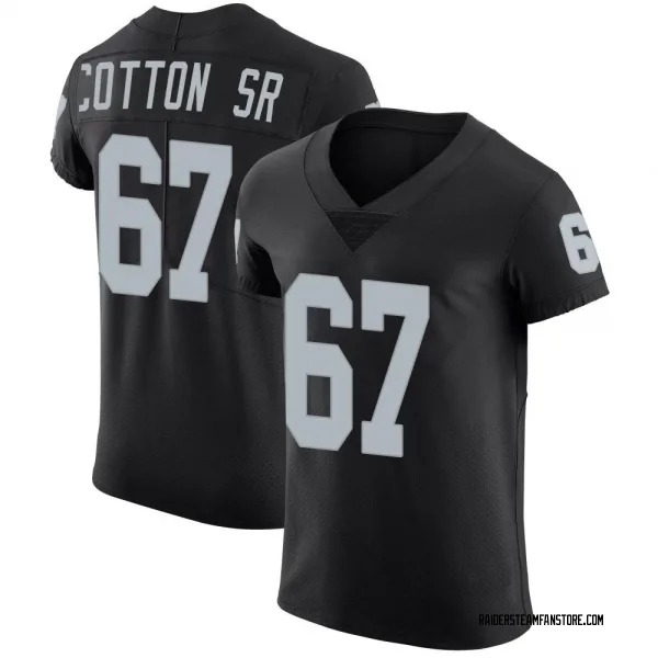 Men's Lester Cotton Sr. Las Vegas Raiders Elite Black Team Color Vapor Untouchable Jersey