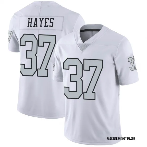Men's Lester Hayes Las Vegas Raiders Limited White Color Rush Jersey
