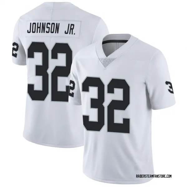 Men's Lonnie Johnson Jr. Las Vegas Raiders Limited White Vapor Untouchable Jersey
