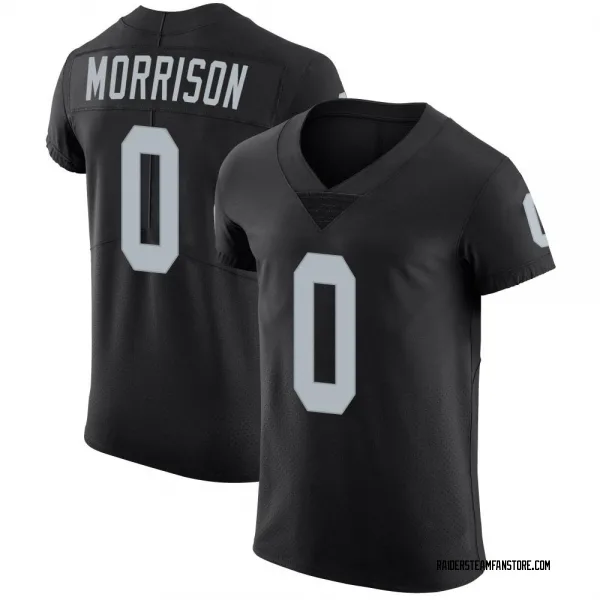 Men's Malkelm Morrison Las Vegas Raiders Elite Black Team Color Vapor Untouchable Jersey