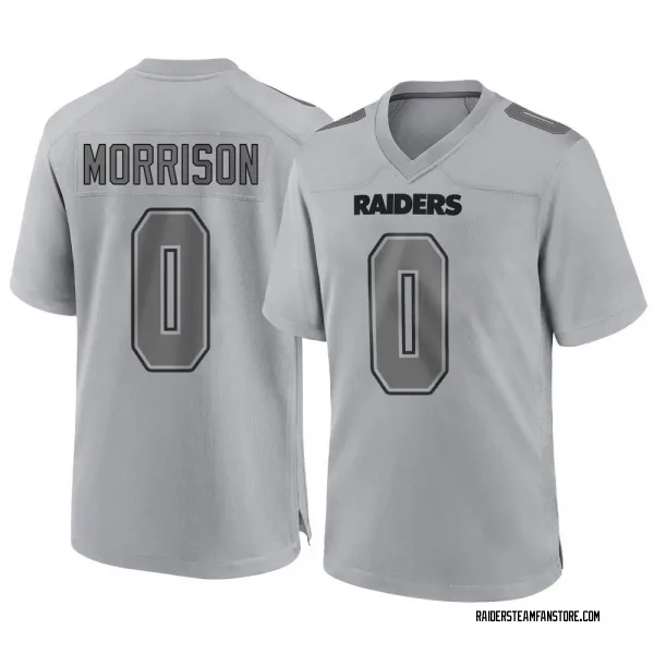 Men's Malkelm Morrison Las Vegas Raiders Game Gray Atmosphere Fashion Jersey