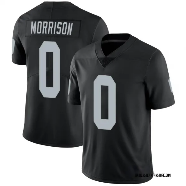 Men's Malkelm Morrison Las Vegas Raiders Limited Black Team Color Vapor Untouchable Jersey