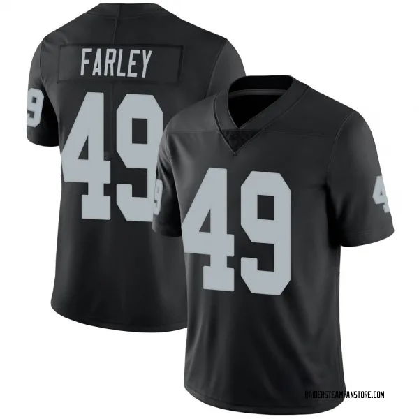 Men's Matthias Farley Las Vegas Raiders Limited Black Team Color Vapor Untouchable Jersey