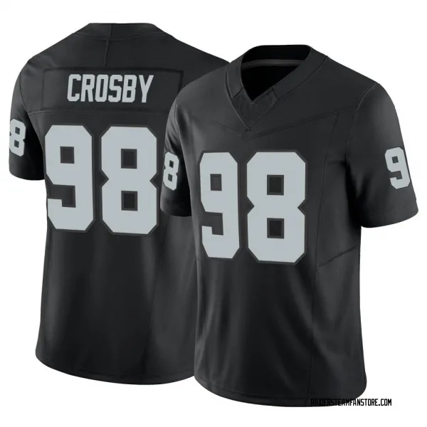 Men's Maxx Crosby Las Vegas Raiders Limited Black Vapor F.U.S.E. Jersey