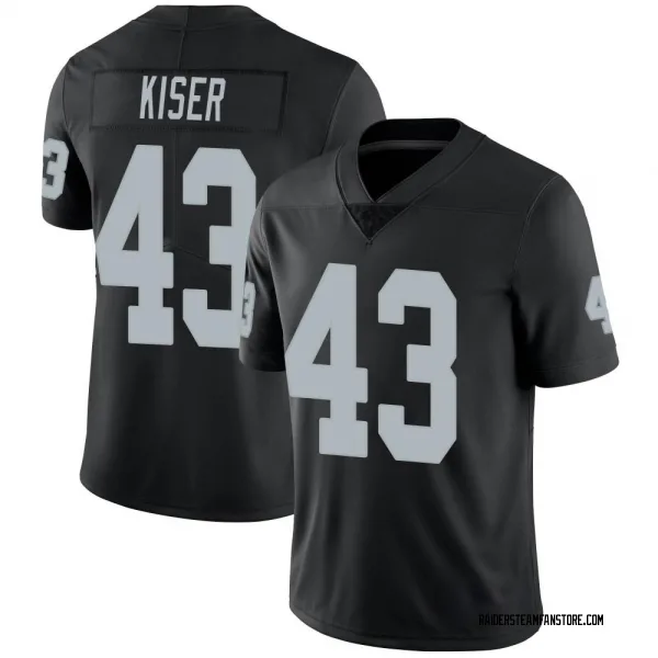 Men's Micah Kiser Las Vegas Raiders Limited Black Team Color Vapor Untouchable Jersey