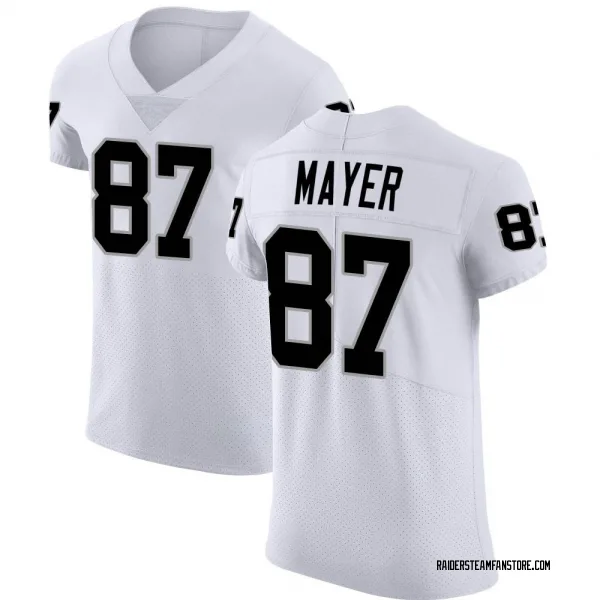 Men's Michael Mayer Las Vegas Raiders Elite White Vapor Untouchable Jersey
