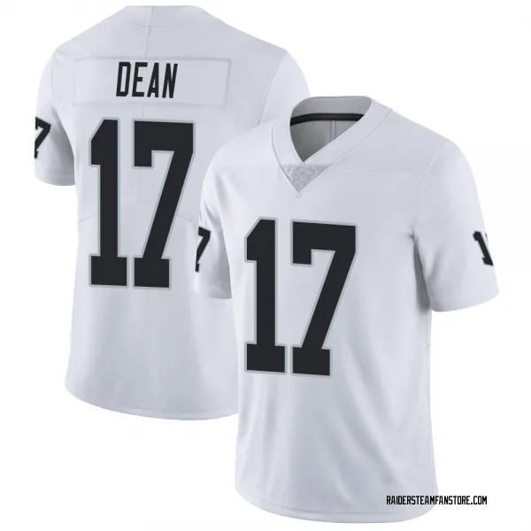 Men's Nakobe Dean Las Vegas Raiders Limited White Vapor Untouchable Jersey