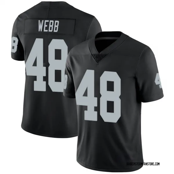 Men's Sam Webb Las Vegas Raiders Limited Black Team Color Vapor Untouchable Jersey