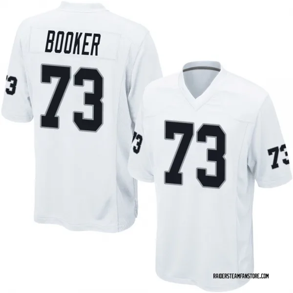 Men's Tank Booker Las Vegas Raiders Game White Jersey