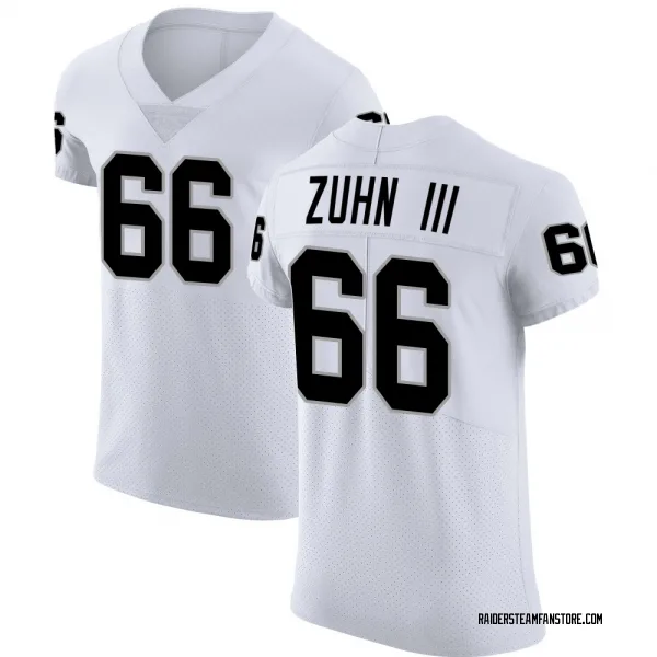Men's Trey Zuhn III Las Vegas Raiders Elite White Vapor Untouchable Jersey