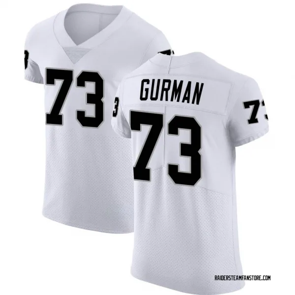 Men's Vitaliy Gurman Las Vegas Raiders Elite White Vapor Untouchable Jersey