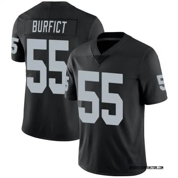 Men's Vontaze Burfict Las Vegas Raiders Limited Black Team Color Vapor Untouchable Jersey