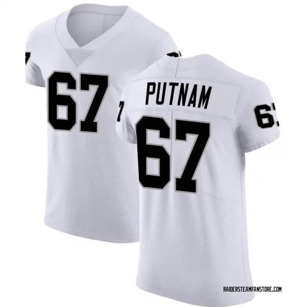 Men's Will Putnam Las Vegas Raiders Elite White Vapor Untouchable Jersey