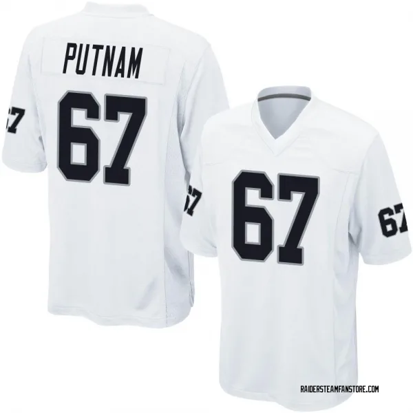 Men's Will Putnam Las Vegas Raiders Game White Jersey