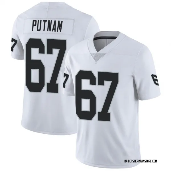 Men's Will Putnam Las Vegas Raiders Limited White Vapor Untouchable Jersey