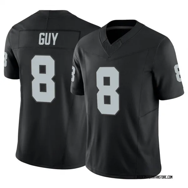 Men's Wilson Ray Guy Las Vegas Raiders Limited Black Vapor F.U.S.E. Jersey