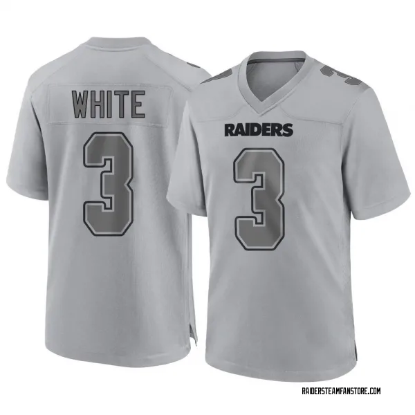 Men's Zamir White Las Vegas Raiders Game Gray Atmosphere Fashion Jersey