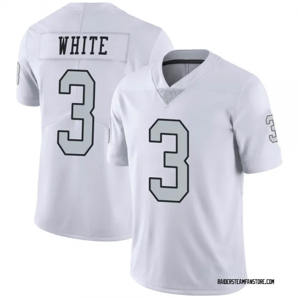 Men's Zamir White Las Vegas Raiders Limited White Color Rush Jersey