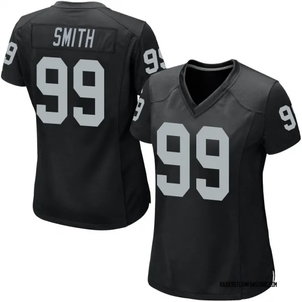 Women's Aldon Smith Las Vegas Raiders Game Black Team Color Jersey