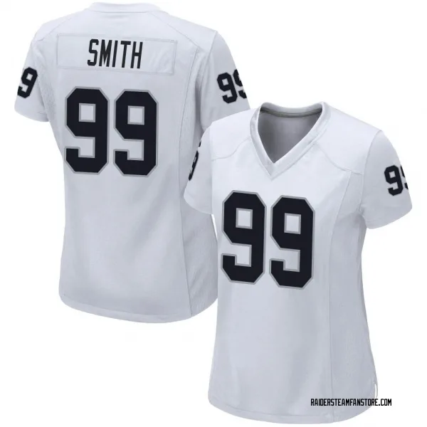 Women's Aldon Smith Las Vegas Raiders Game White Jersey