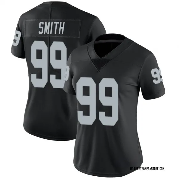 Women's Aldon Smith Las Vegas Raiders Limited Black Team Color Vapor Untouchable Jersey