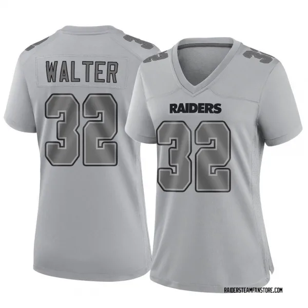 Women's Austin Walter Las Vegas Raiders Game Gray Atmosphere Fashion Jersey