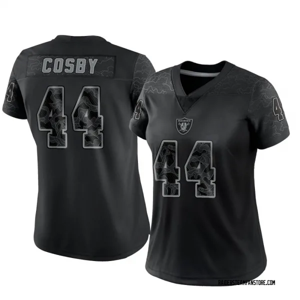 Women's Bryce Cosby Las Vegas Raiders Limited Black Reflective Jersey
