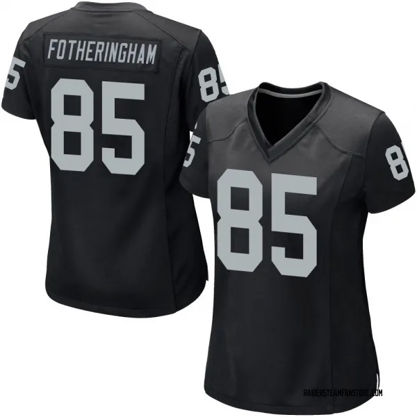 Women's Cole Fotheringham Las Vegas Raiders Game Black Team Color Jersey