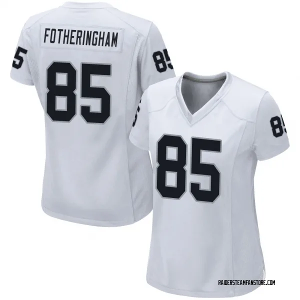 Women's Cole Fotheringham Las Vegas Raiders Game White Jersey