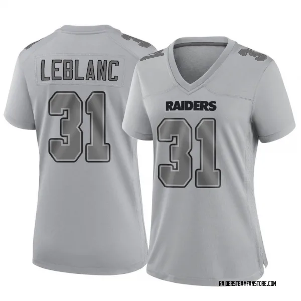 Women's Cre'Von LeBlanc Las Vegas Raiders Game Gray Atmosphere Fashion Jersey