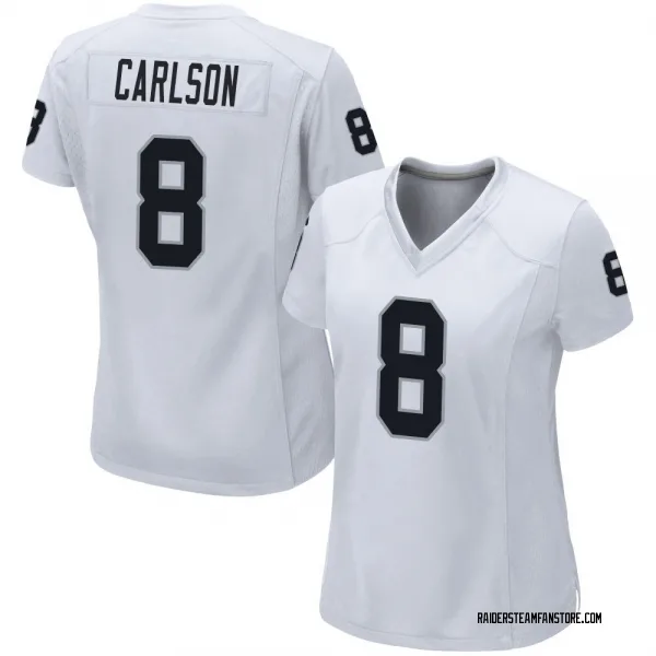 Women's Daniel Carlson Las Vegas Raiders Game White Jersey
