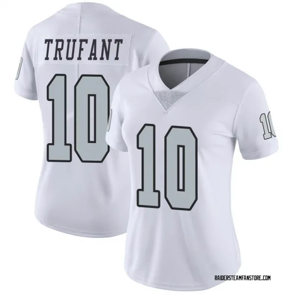 Women's Desmond Trufant Las Vegas Raiders Limited White Color Rush Jersey