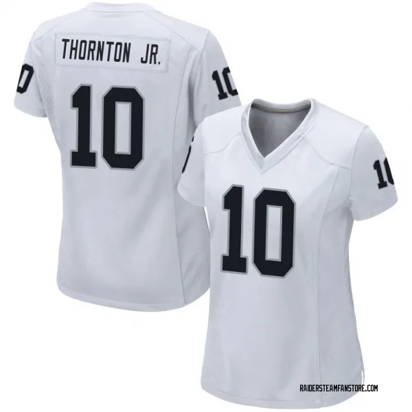Women's Dont'e Thornton Jr. Las Vegas Raiders Game White Jersey