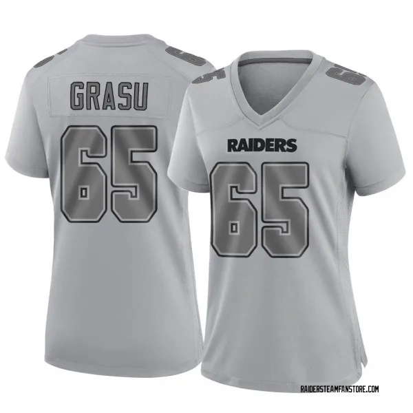 Women's Hroniss Grasu Las Vegas Raiders Game Gray Atmosphere Fashion Jersey