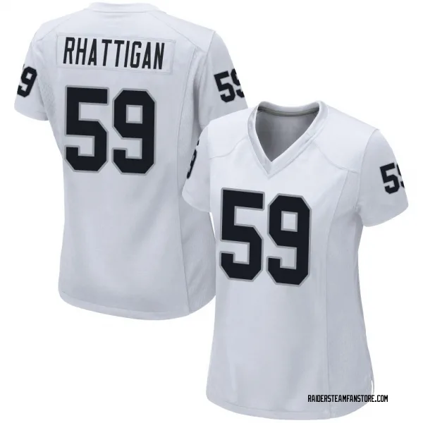 Women's Jon Rhattigan Las Vegas Raiders Game White Jersey
