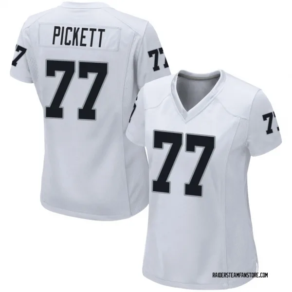 Women's Justin Pickett Las Vegas Raiders Game White Jersey