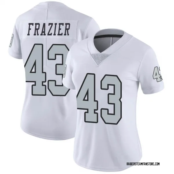 Women's Kavon Frazier Las Vegas Raiders Limited White Color Rush Jersey