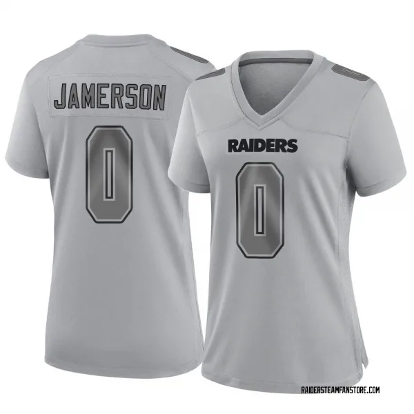 Women's Natrell Jamerson Las Vegas Raiders Game Gray Atmosphere Fashion Jersey