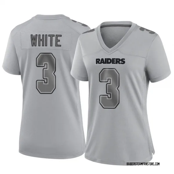 Women's Zamir White Las Vegas Raiders Game Gray Atmosphere Fashion Jersey