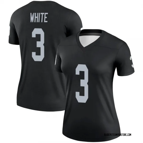 Women's Zamir White Las Vegas Raiders Legend Black Jersey