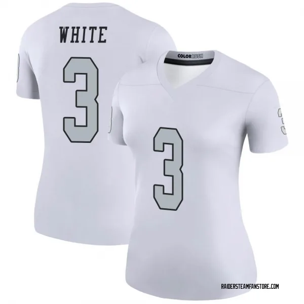 Women's Zamir White Las Vegas Raiders Legend White Color Rush Jersey