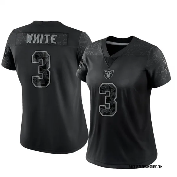 Women's Zamir White Las Vegas Raiders Limited Black Reflective Jersey