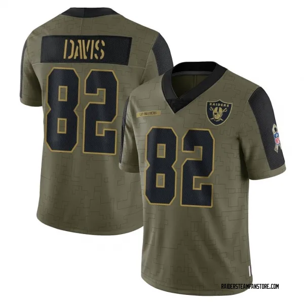 Youth Al Davis Las Vegas Raiders Limited Olive 2021 Salute To Service Jersey