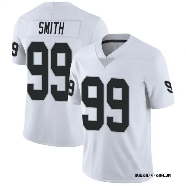 Youth Aldon Smith Las Vegas Raiders Limited White Vapor Untouchable Jersey