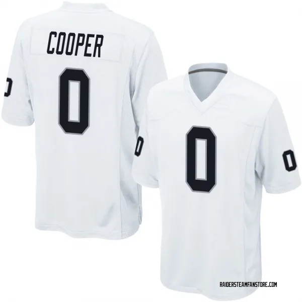 Youth Amari Cooper Las Vegas Raiders Game White Jersey