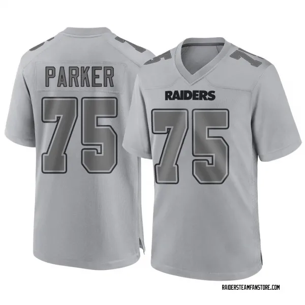 Youth Brandon Parker Las Vegas Raiders Game Gray Atmosphere Fashion Jersey