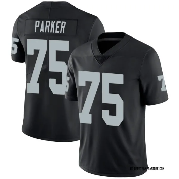 Youth Brandon Parker Las Vegas Raiders Limited Black Team Color Vapor Untouchable Jersey