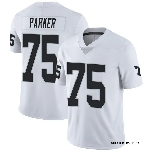 Youth Brandon Parker Las Vegas Raiders Limited White Vapor Untouchable Jersey